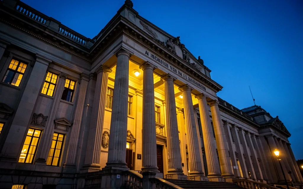 Congreso de la Nación Argentina al atardecer