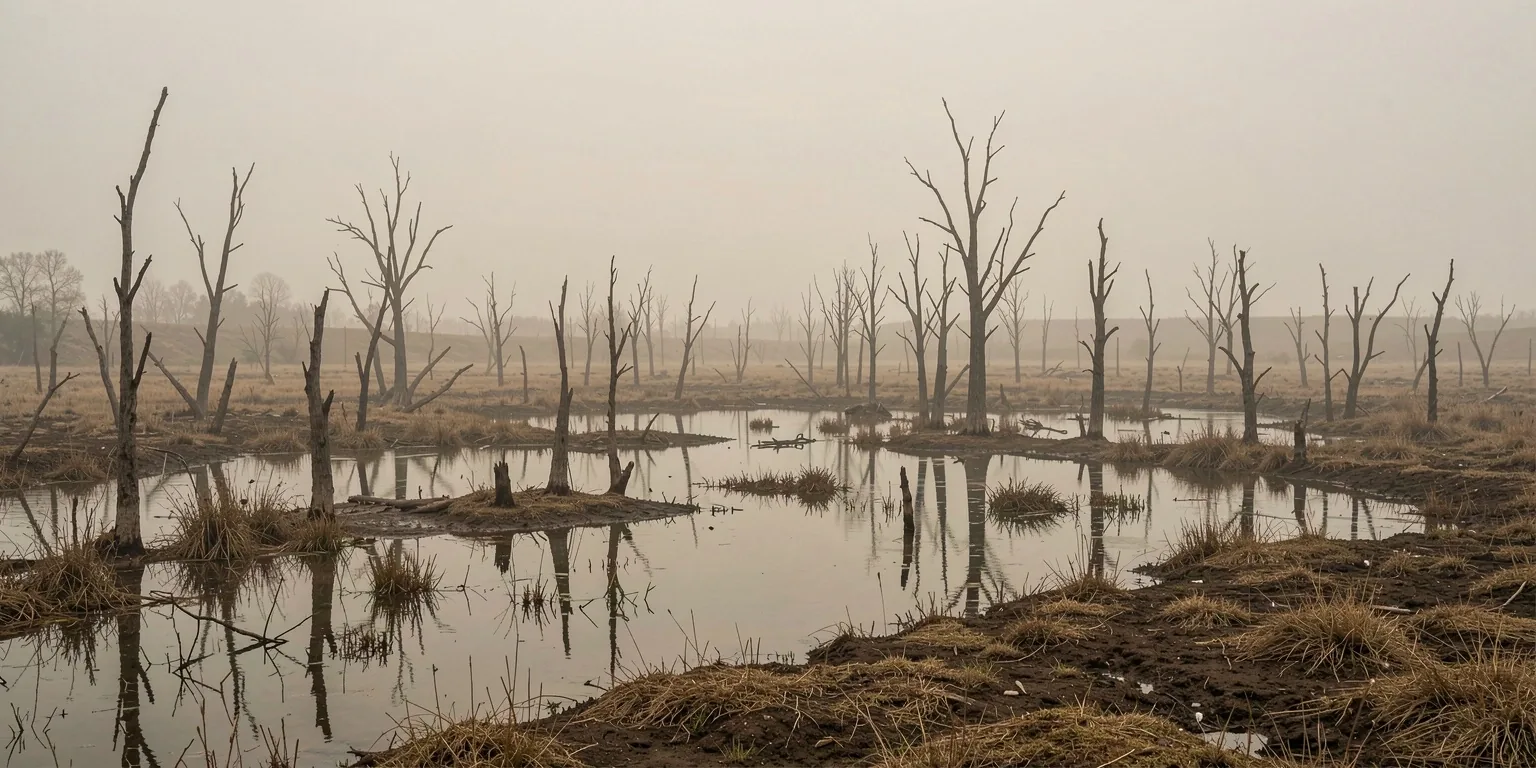 Cuenca hídrica afectada por explotación agroindustrial en Argentina