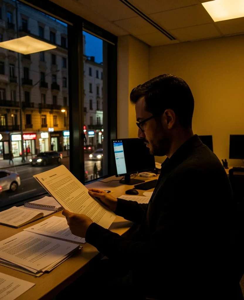 Redacción de Boost Vibe trabajando de noche en Buenos Aires
