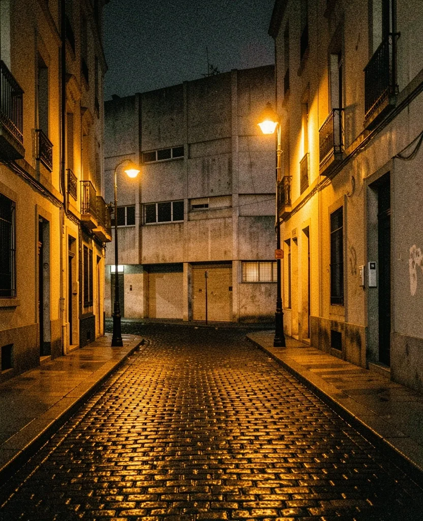 Calle de Buenos Aires de noche, referencia visual para los términos del servicio